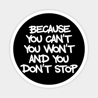 Don't Stop Magnet